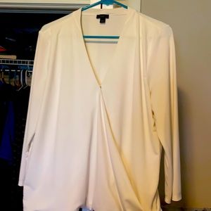 Ivory 3/4 length top